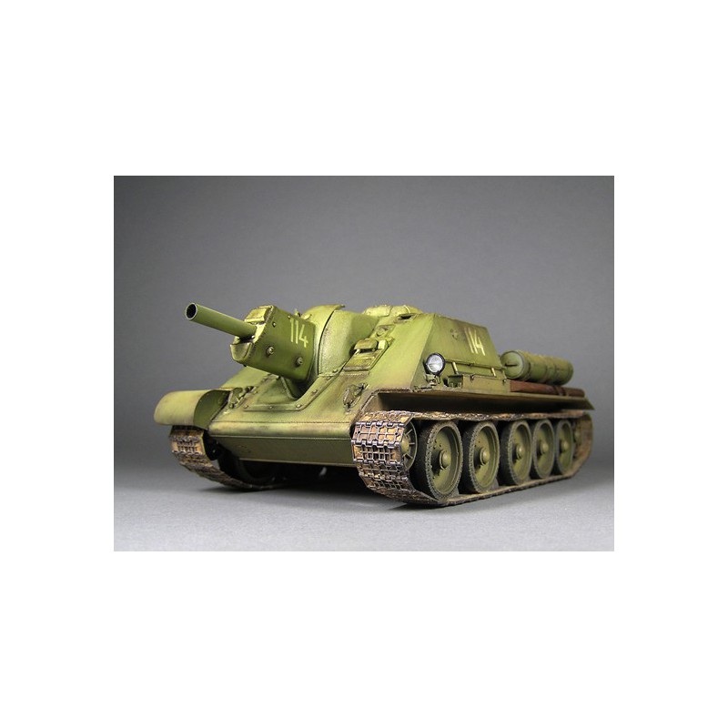 Maquette de Char en plastique SU-122 Mid P. + Intérieur 1/35