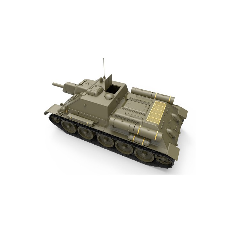 Maquette de Char en plastique SU-122 Mid P. + Intérieur 1/35