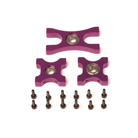 Accessoire pour hélicoptère radiocommandé SUPPORT ROULEMENT ALU AXE P.