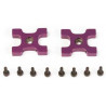Accessoire pour hélicoptère radiocommandé SUPPORT ROULEMENT AXE T. ALU