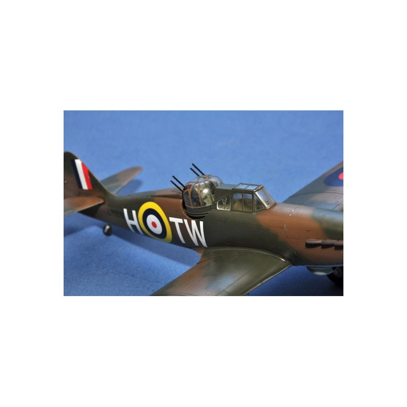 Maquette d'avion en plastique BOULTON PAUL DEFIANT F1