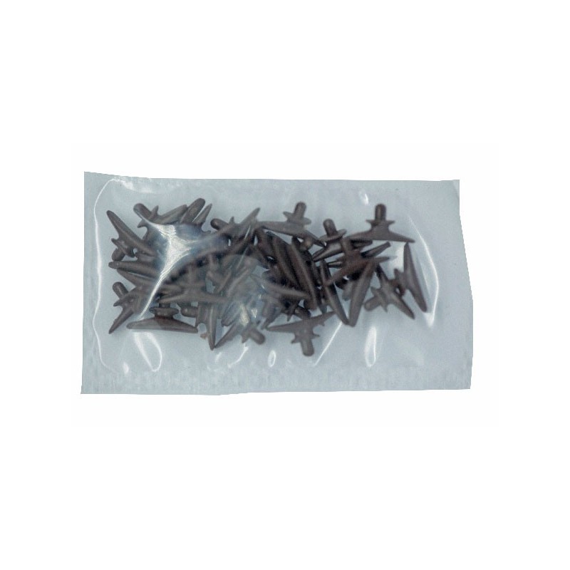 Accastillage de bateau Taquet en plastique 9mm (30pcs)