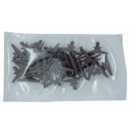 Accastillage de bateau Taquet en plastique 9mm (30pcs)