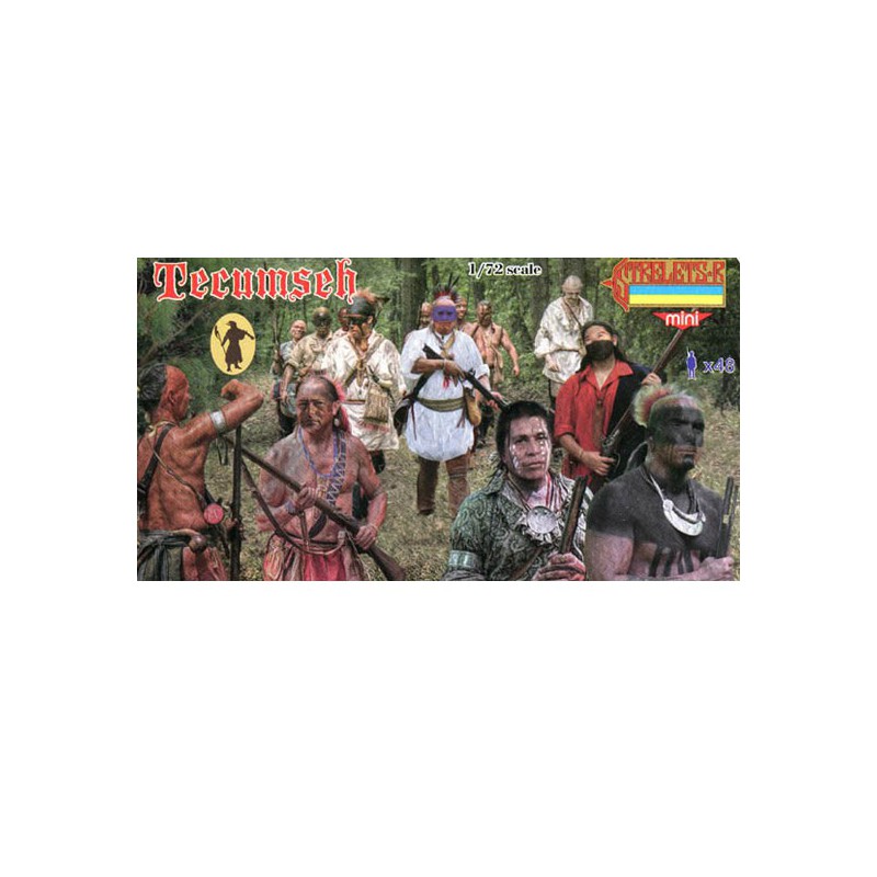 Figurine Tecumenseh 1812 1/72