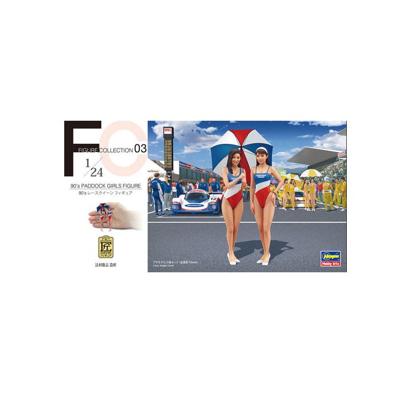 Maquette de voiture en plastique PADDOCK GIRLS 1/24