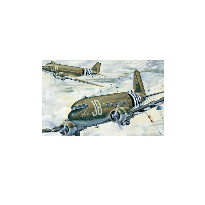 Maquette d'avion en plastique C-47A SKYTRAIN