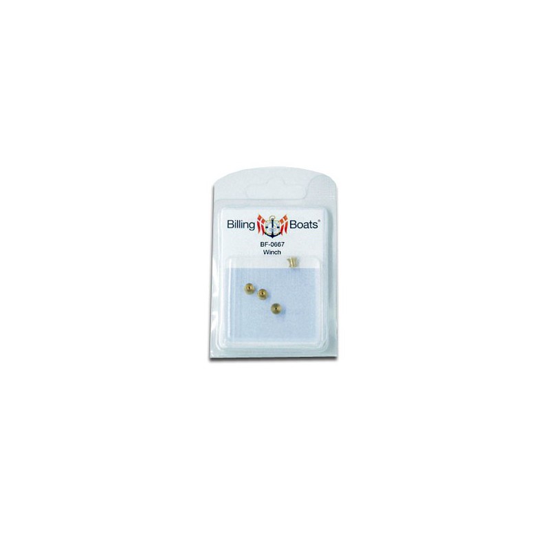 Accastillage de bateau Treuil en laiton 6x4,8mm (4pcs)