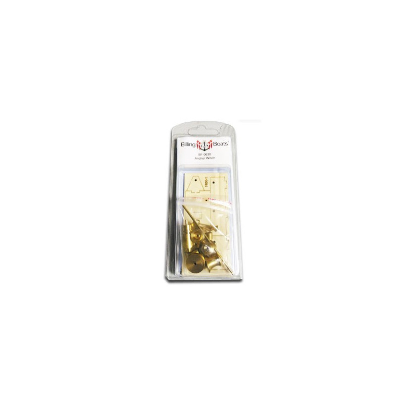 Accastillage de bateau Treuil en laiton 80x23mm (1pc)