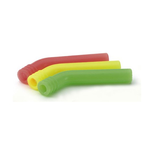 Accessoires pour voiture radiocommandée SILICONE ECHAPP. ROUGE 1/8