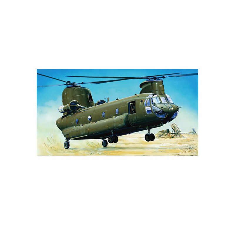Maquette d'hélicoptère en plastique CH-47D CHINOOK