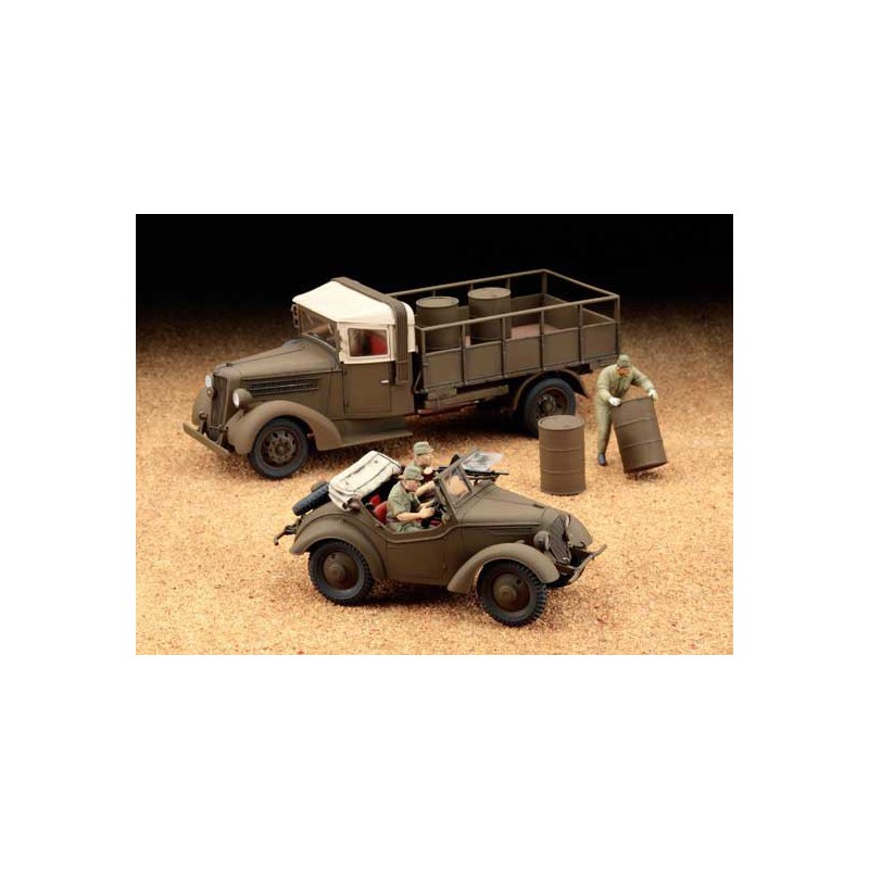 Maquette de camion en plastique KUROGANE 4WD + ISUZU TX40 1/48