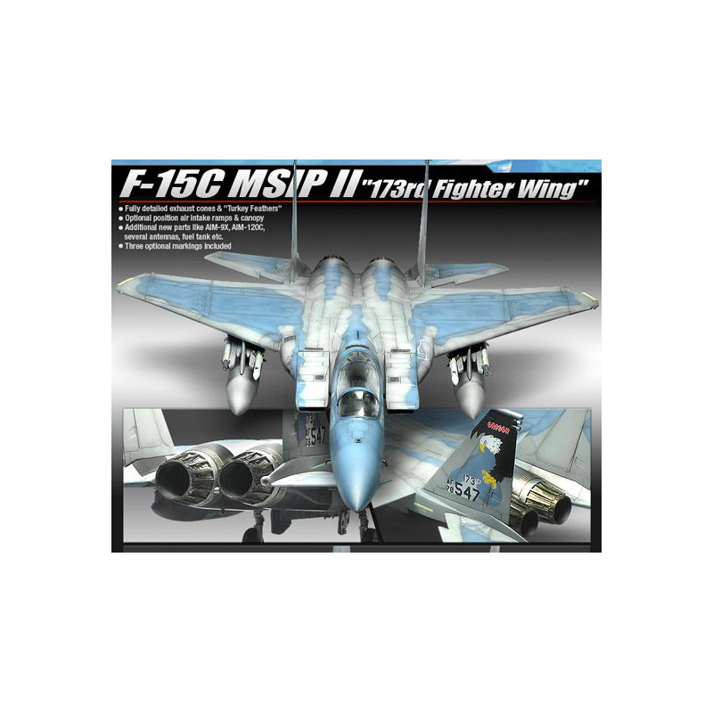 Maquette d'avion en plastique F-15C MSIP II 1/72