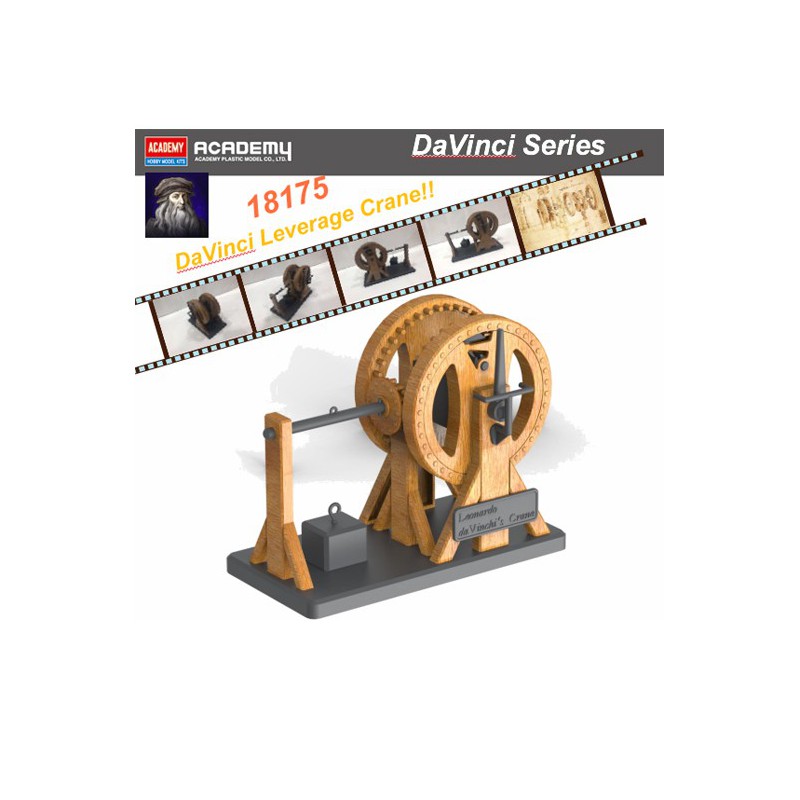 Maquette plastique éducative Da Vinci Leverage Crane