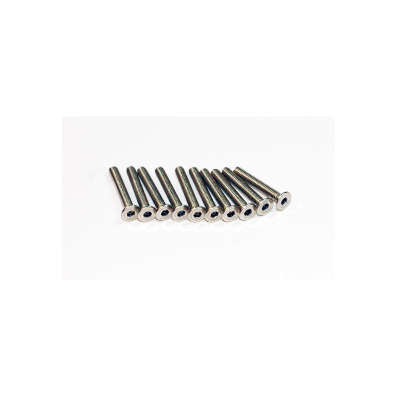 Visserie Vis BTR TF Inox M3x30(10 pièces)