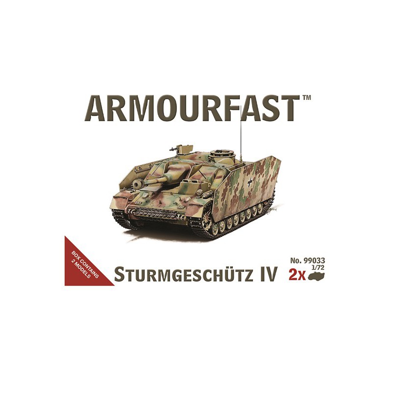 Maquette de Char en plastique Sturmgeschütz IV 1/72