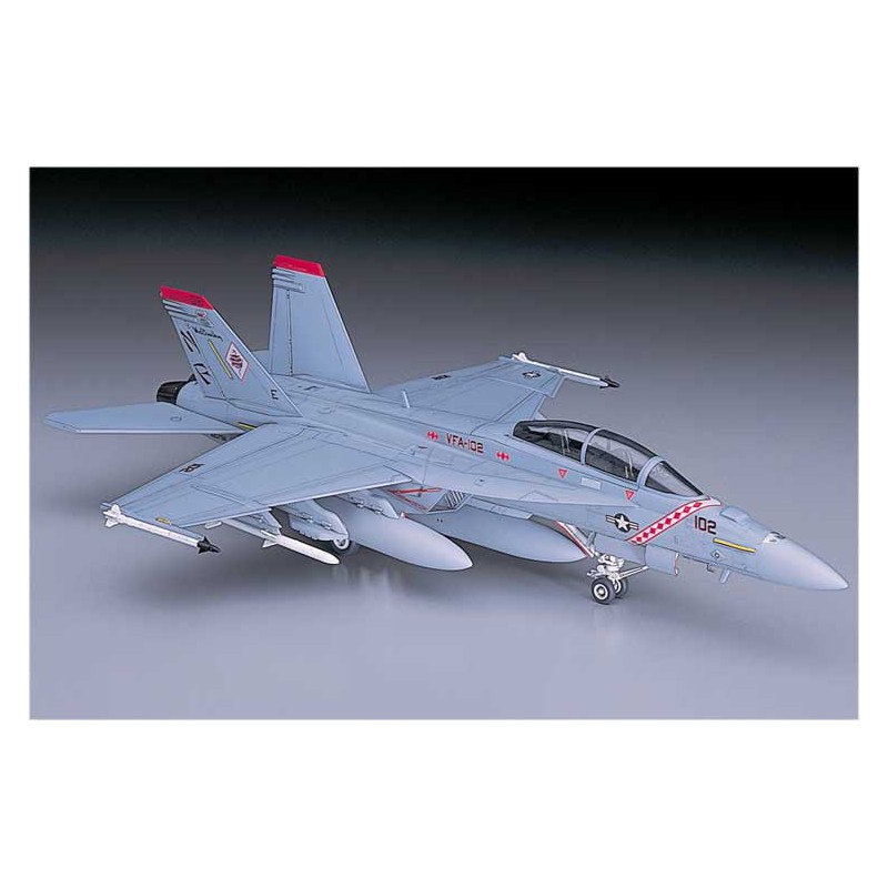 Maquette d'avion en plastique F/A-18F Super Hornet (E18)1/72