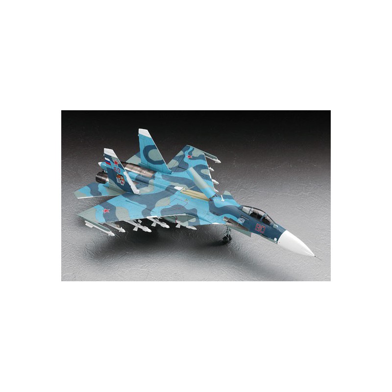 Maquette d'avion en plastique Su-33 FLANKER D 1/72