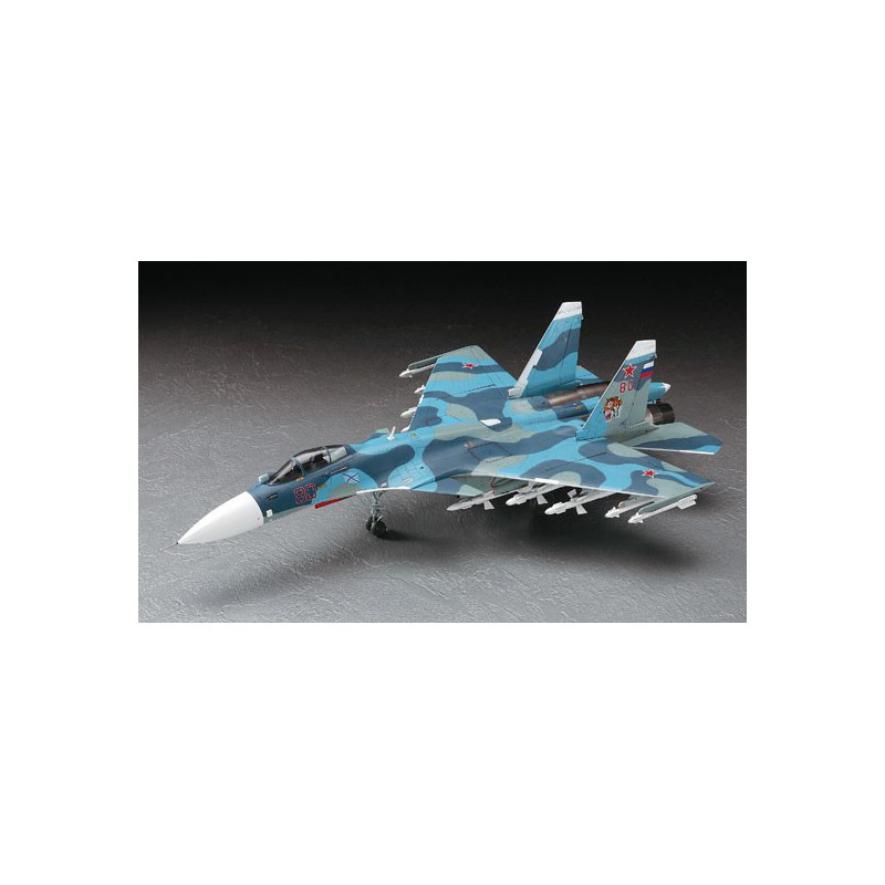Maquette d'avion en plastique Su-33 FLANKER D 1/72