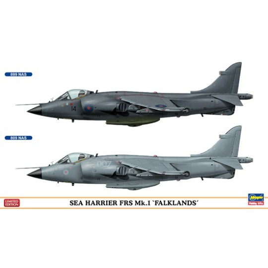 Maquette d'avion en plastique Combo Sea Harrier 1/72