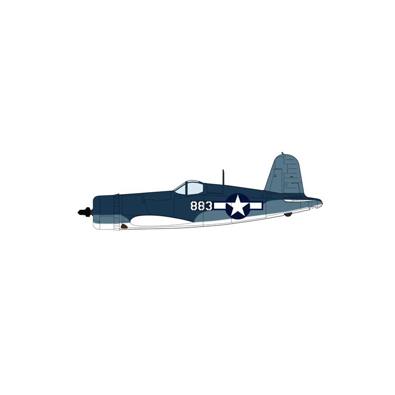 Maquette d'avion en plastique Combo Corsair F4U-1A 1/72