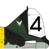 Maquette d'avion en plastique B-239 BUFFALO & Messerschmitt Bf109G-6 1/72