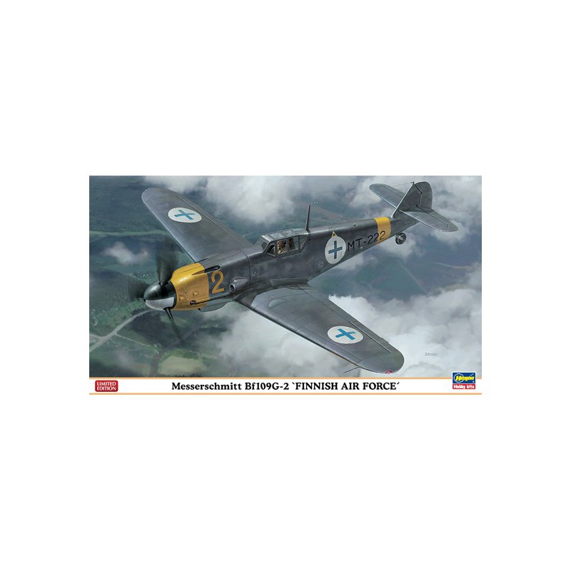 Maquette d'avion en plastique Bf109G-2 Finnish AF 1/48