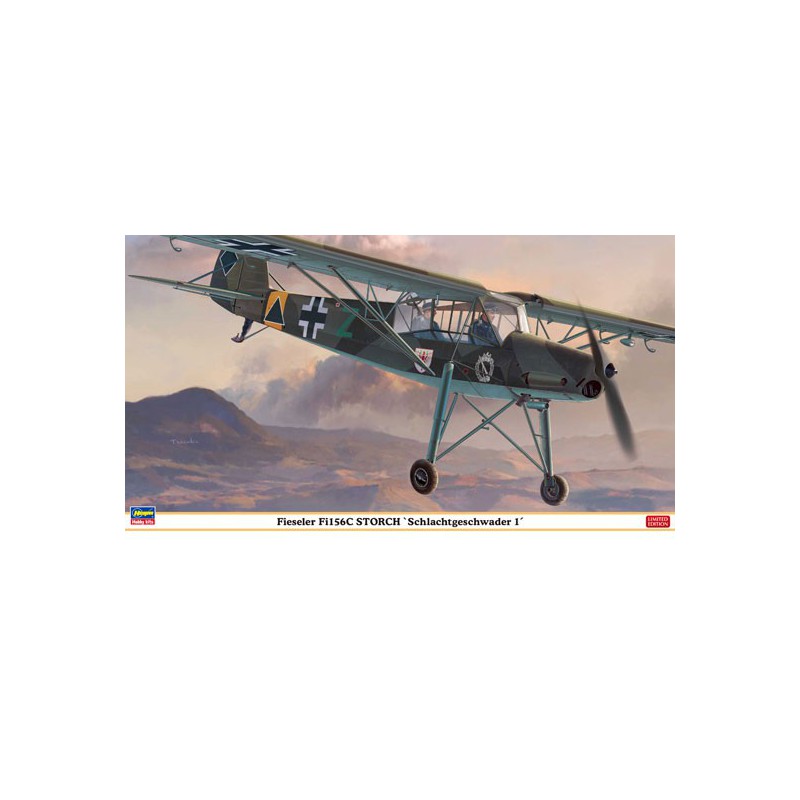 Maquette d'avion en plastique Fi 156C STORCH 1/32