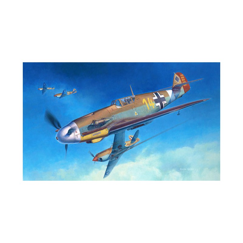 Maquette d'avion en plastique Bf109F-4 TROPICAL 1/32