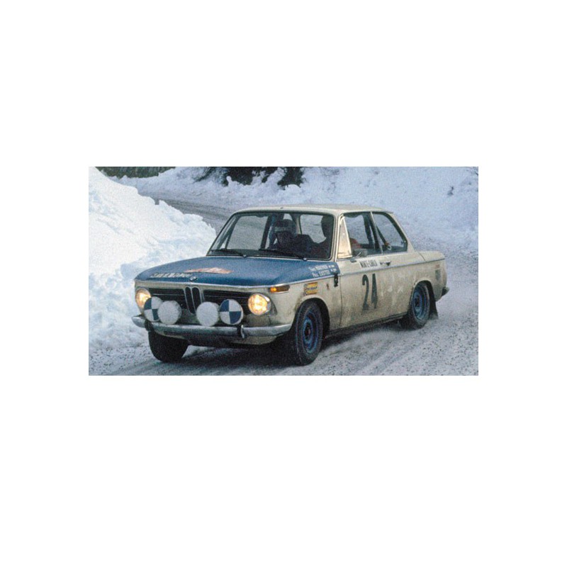 Maquette de voiture en plastique BMW 2002ti 1969 Monte Carlo 1/24