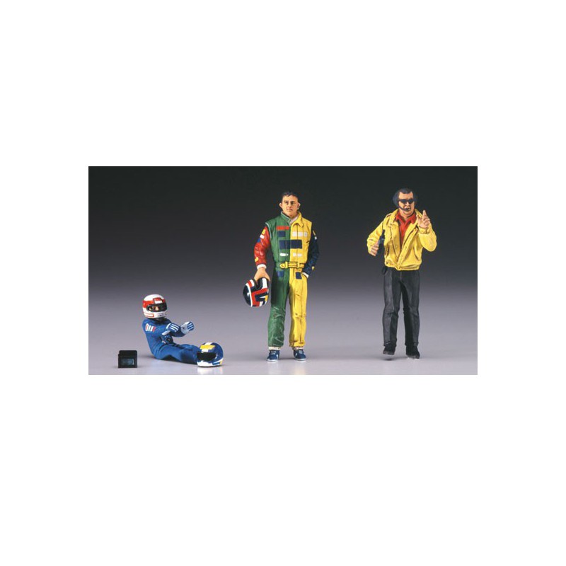 Maquette de voiture en plastique Formula Driver Set 1/24