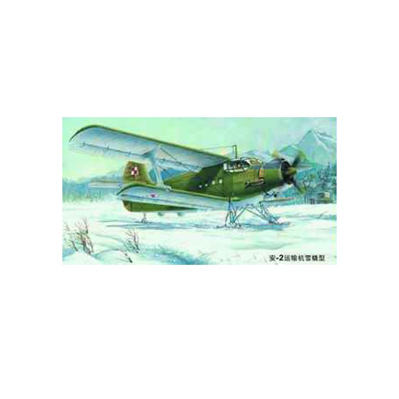 Maquette d'avion en plastique Antonov An-2 Colt on skis