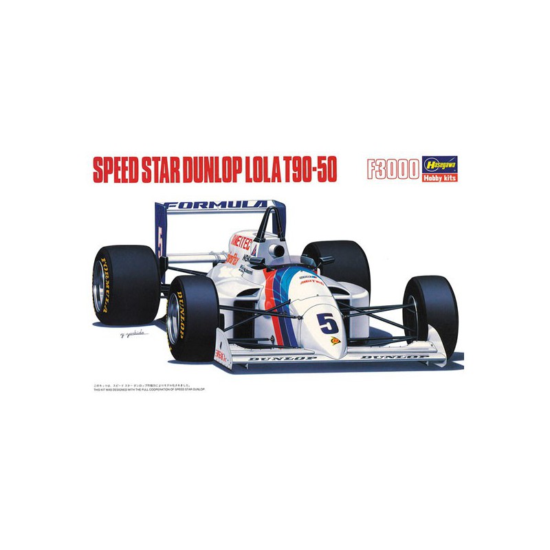 Maquette de voiture en plastique Speed Star DUNLOP LOLA T90-50 1/24