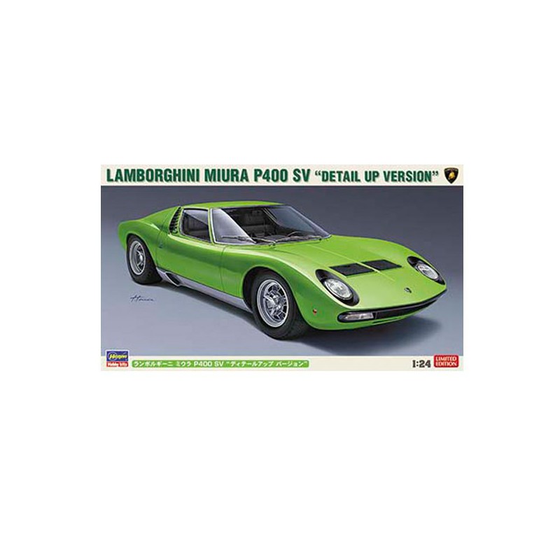 Maquette de voiture en plastique LAMBORGHINI MIURA P400 SV 1/24