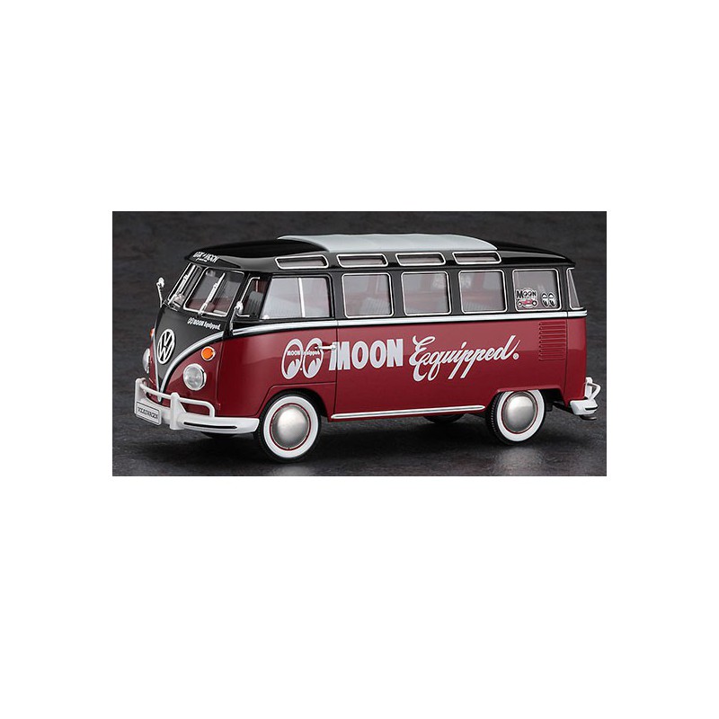 Maquette de voiture en plastique VW Combi Type 2 Bus Moon 1/24