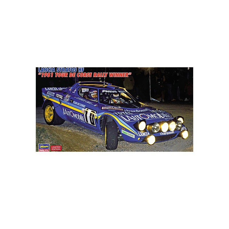 Maquette de voiture en plastique Lancia Stratos HF 1981 1/24