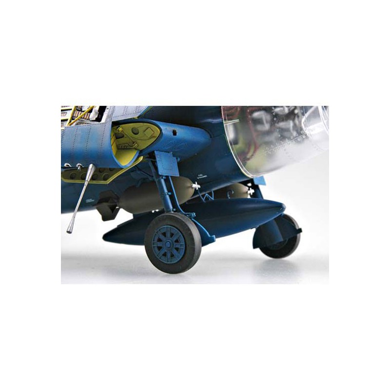 Maquette d'avion en plastique F6F-5N "HELLCAT"