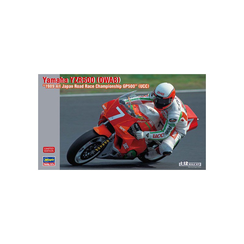 Maquette de moto en plastique YAMAHA YZR500 (0WA8) 1/12