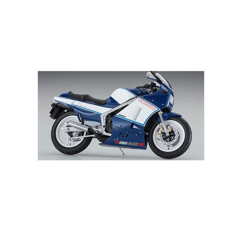 Maquette de moto en plastique Suzuki RG400 Gamma Late version 1/12