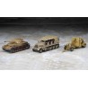 Maquette de Char en plastique Pz.Kpfw IV ausf.F2 & 8t HALF TRACK & 88mm GUN FLAK