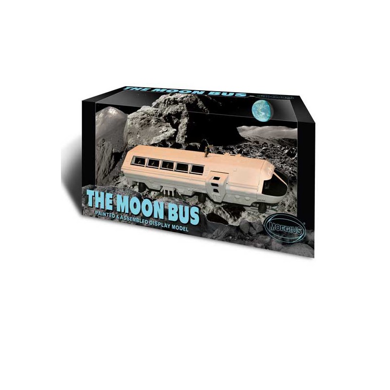Modèle de science-fiction en plastique Moon Bus Monté 1/50