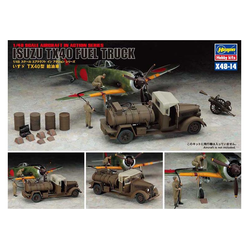 Maquette de camion en plastique ISUZU TX40 FUEL TRUCK 1/48
