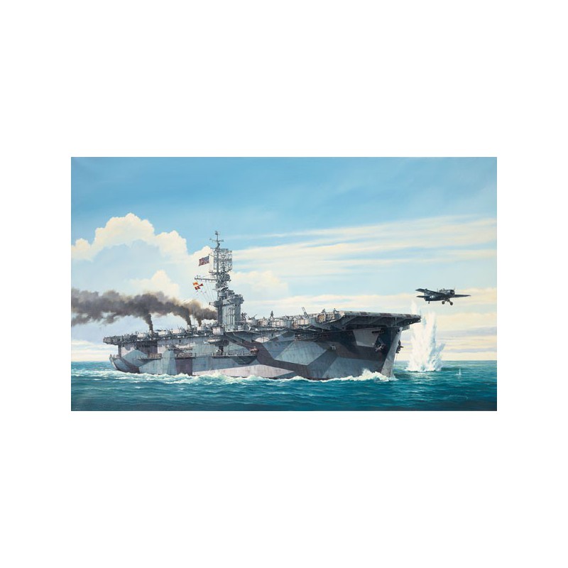 Maquette de Bateau en plastique USS GAMBIER BAY 1/350