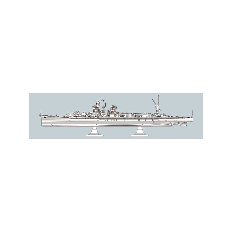 Maquette de Bateau en plastique IJN Cruiser Noshiro 1/350