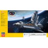 Maquette d'avion en plastique HUBBLE + SPACE SHUTTLE + Astronauts 1/200
