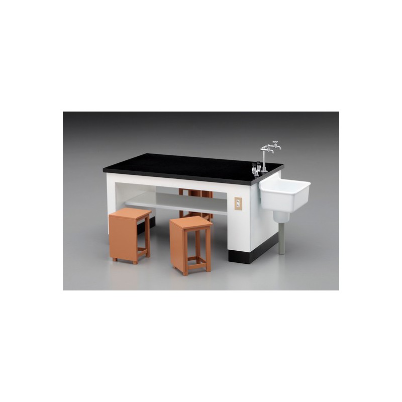 Maquette Diorama Mobilier Salle de Science 1/12