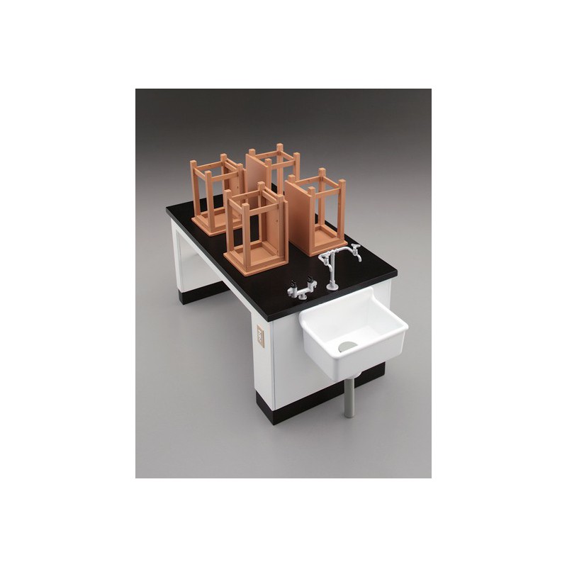 Maquette Diorama Mobilier Salle de Science 1/12