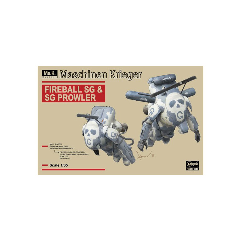 Modèle de science-fiction en plastique FIREBALL SG & SG PLOWLER