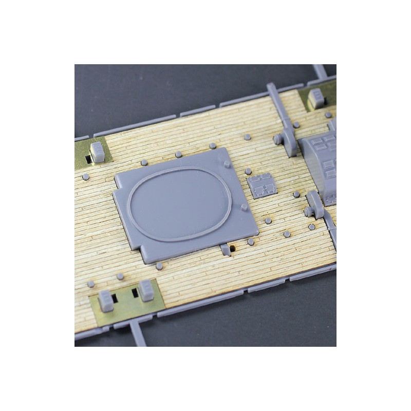 Maquette de Bateau en plastique Pont Immitation Bois pour Z28