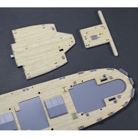 Maquette de Bateau en plastique Pont Immitation Bois pour Z28