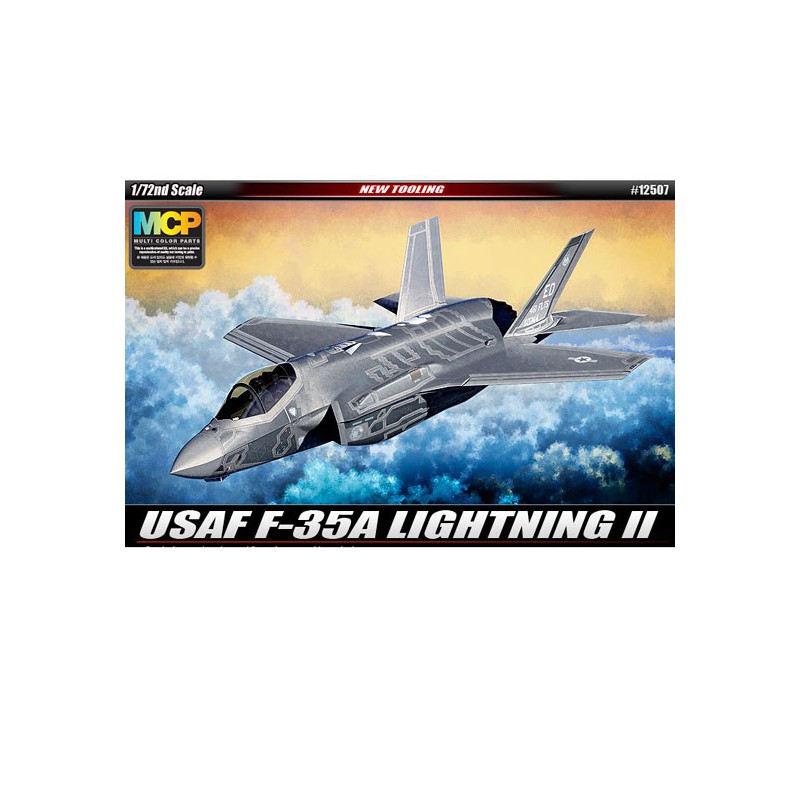 Maquette d'avion en plastique F-35A Lightning II MCP 1/72